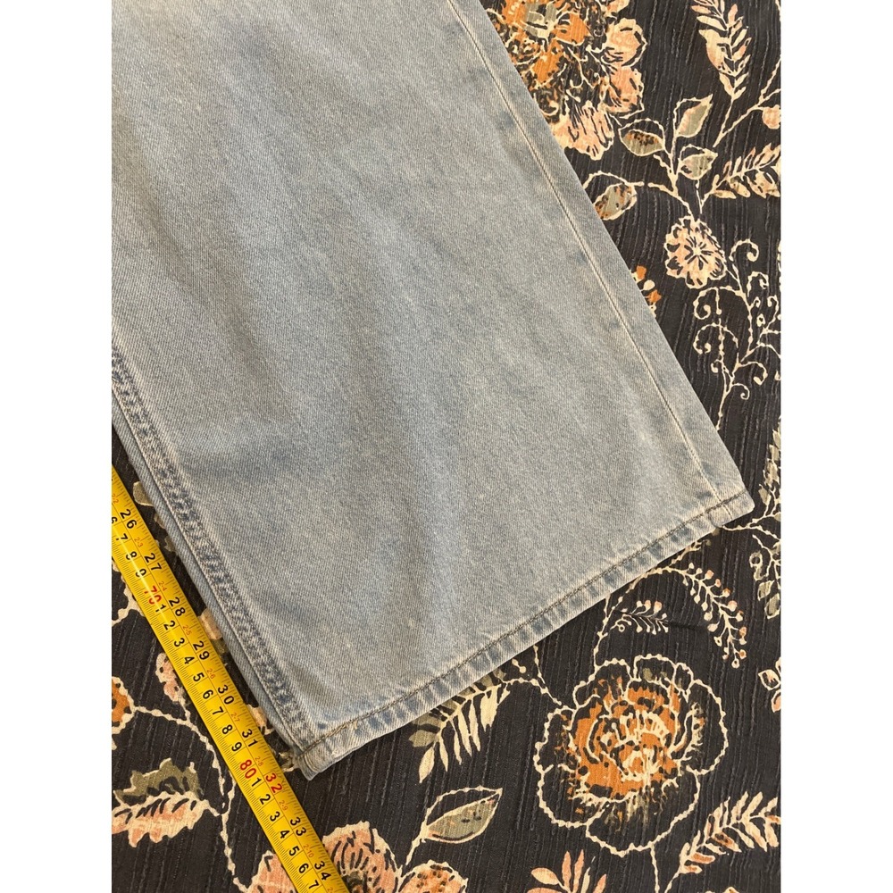 Aeropostale Jeans Women's 14 Blue New High Rise Wide Leg Non-Stretch Denim New - Picture 14 of 14